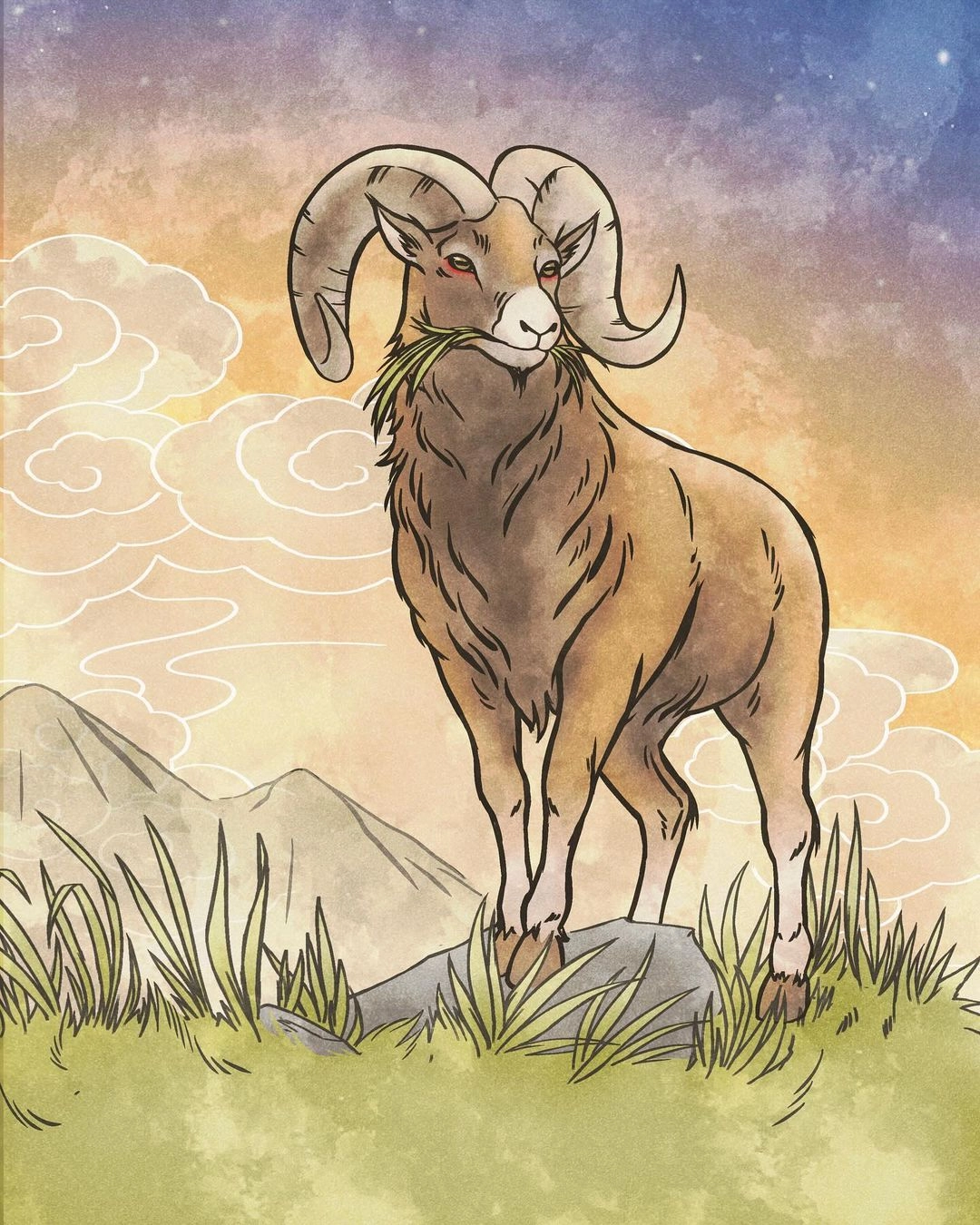 Ilustración de la baraja Xian re pesao